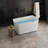 49"L X 28"W CUPC Certified Rectangular Freestanding Soaking Acrylic Small Bathtub For Small Space