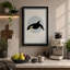 Orca Profile Minimalist - Wrapped Canvas-1599903326-1599903327
