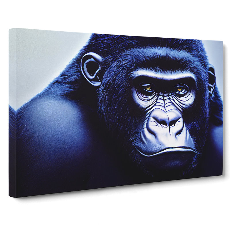 A Resplendent Gorilla - Wrapped Canvas, 35cm H x 50cm W x 3cm D
