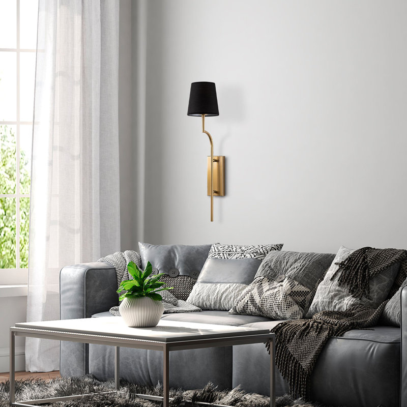 Lampe murale, Noir