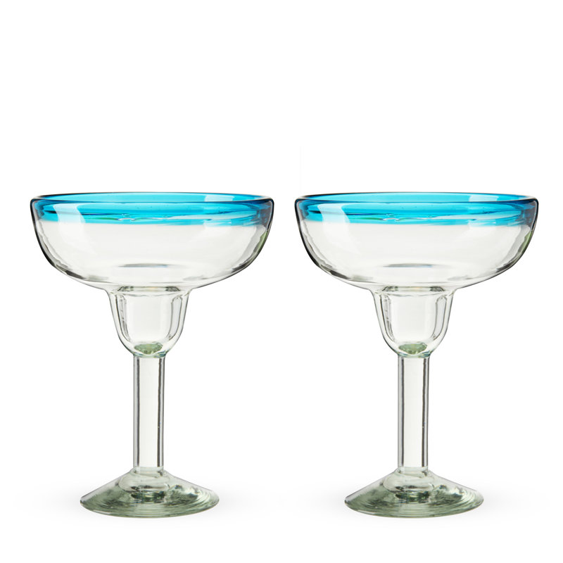 Ensemble de verres en margarita recyclés Primavera par Twine Living