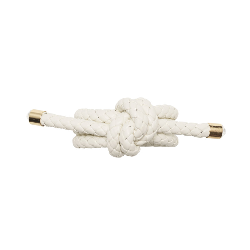 Rope Knot Napkin Ring, White