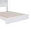 Ensemble de chambre à coucher 4 pièces avec grand lit en bois rétro avec 2 tables de chevet et 1 commode-1460110839