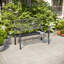 Metal Outdoor Bench