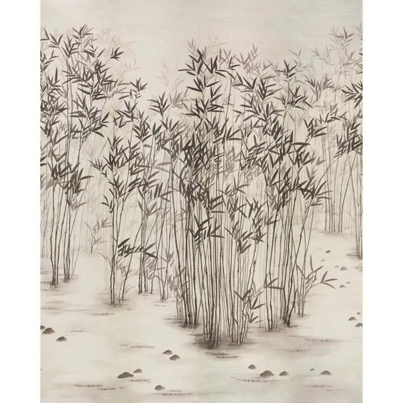 Kanji Sisal Panel Set, Ink