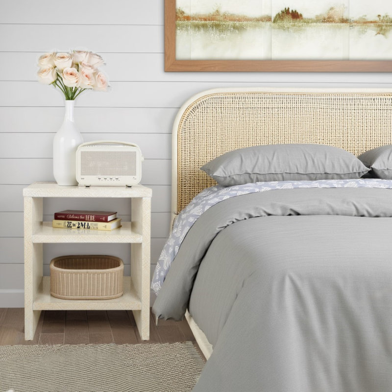 Layne Nightstand With 2 Open Shelves