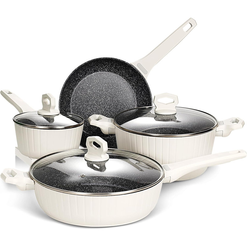 7 - Piece Non-Stick Aluminum Cookware Set