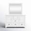 Commode combinée 5 tiroirs avec miroir 60,94 po Odum