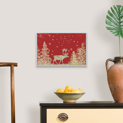 Reproduction d’art sur toile dorée