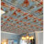 Carreau de plafond en PVC bleu / orange 2 pi x 2 pi Falkirk Perth