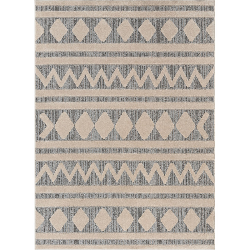 Harlow Moroccan Synthetic Area Rug, Rectangle 160 x 220cm