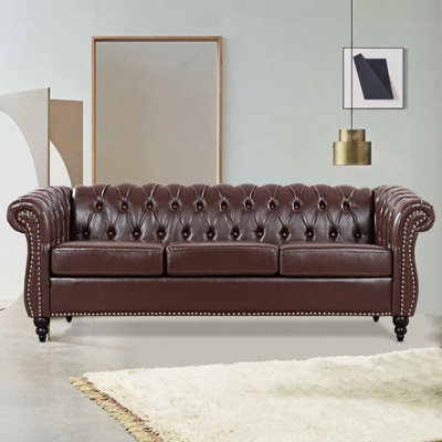 Davonya 84'' Rolled Arms Sofa -  Alcott HillÂ®, 36FD02A68C734D64AF34D004735B9A81