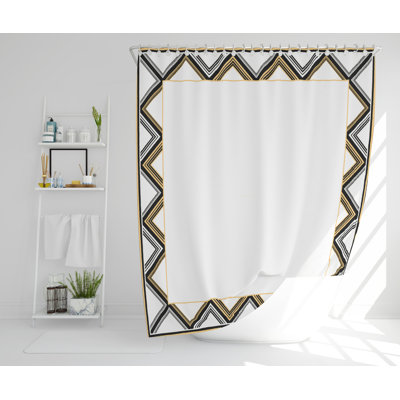 Nels Polyester Shower Curtain Set