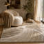 Tapis géométrique beige / rose Cobina-52759959