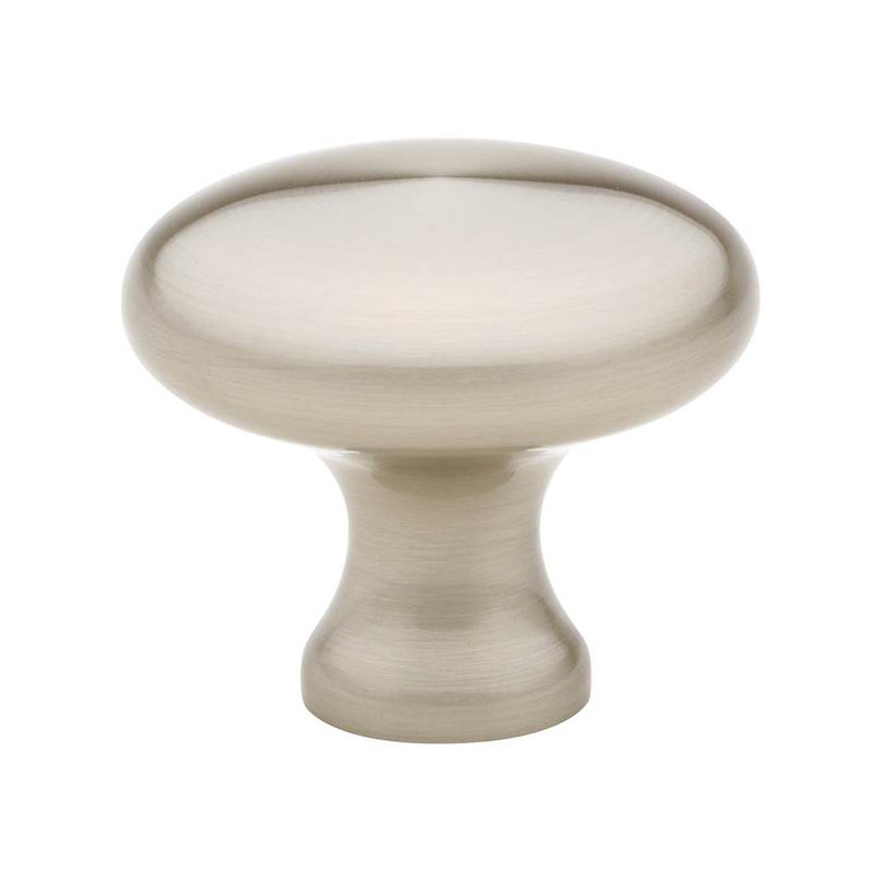 Providence Mushroom Knob, 1 1/4", Satin Nickel