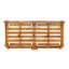 Ensemble canapé deux places et table basse extérieure Avanti en bois d'acacia massif moderne pour 2 personnes avec coussins moelleux