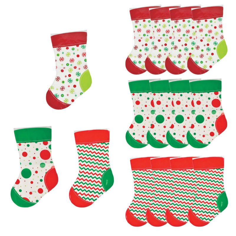 Chaussette de Noël en plastique