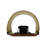 Rustic Lodge Steel LED Flush Mounted Sconce
