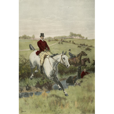 The First Jump by Thomas Blinks - Wrapped Canvas Print