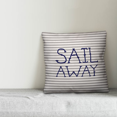 Sail Away Throw Pillow