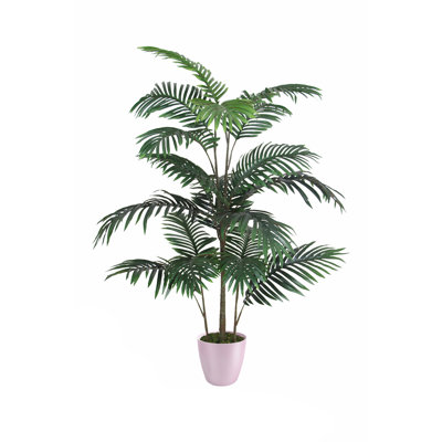 Faux Palm Plant in Planter