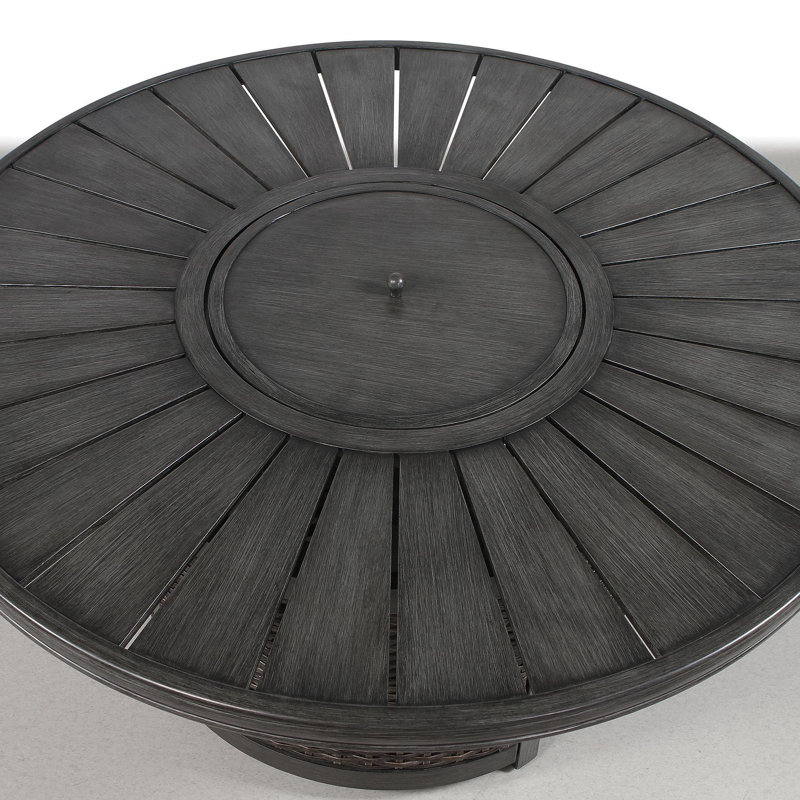 Table de foyer d'extérieur au propane 25 H x 52 W, H 25 po x l 52 po x P 52 po