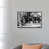 Toile avec cadre argenté
