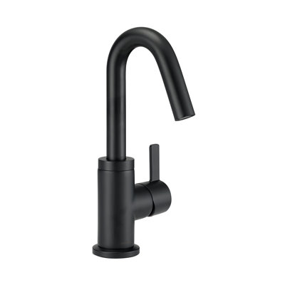 Single Hole Bathroom Faucet with Drain Assembly