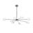 8 Heads Modern Linear Dimmable LED Chandelier 