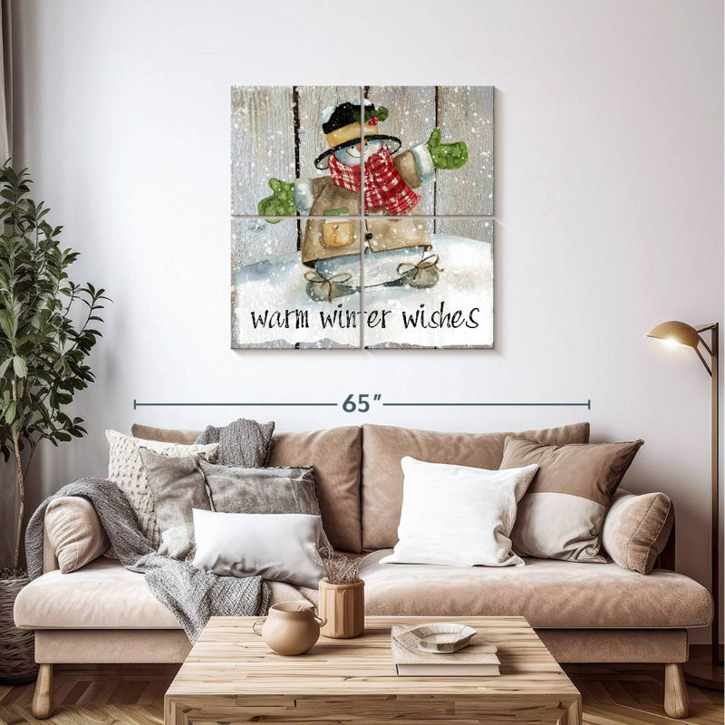 Bonhomme de neige Lelend Winter Wishes