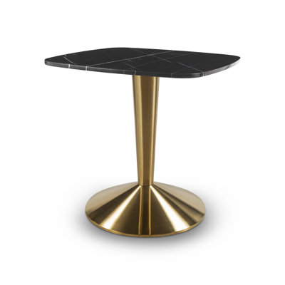 Laege Metal Base Dining Table