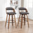 Artnagullian Swivel Vegan Leather Counter And Bar Stools-120950965-120950964