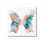 "Pastel Pattern Butterfly Silhouette" par Susan Jill, impression sur toile tendue