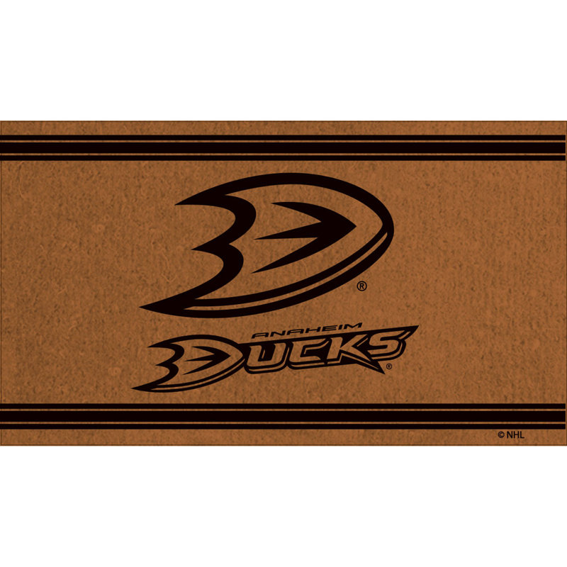 28in. x 16in. NHL Team Logo Doormat , Anaheim Ducks
