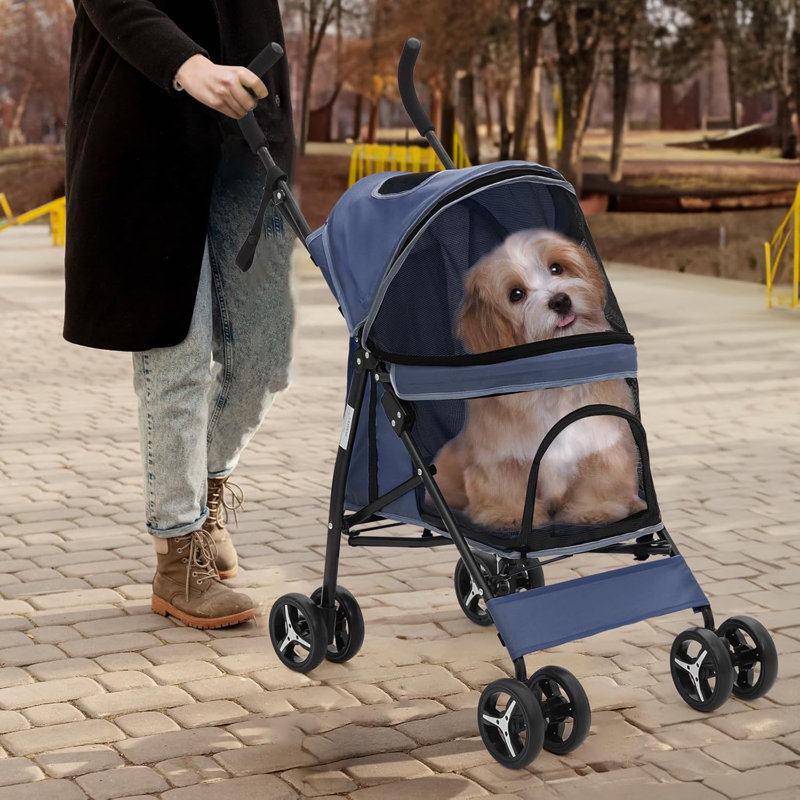 Foldable Stroller For Dogs And Cats