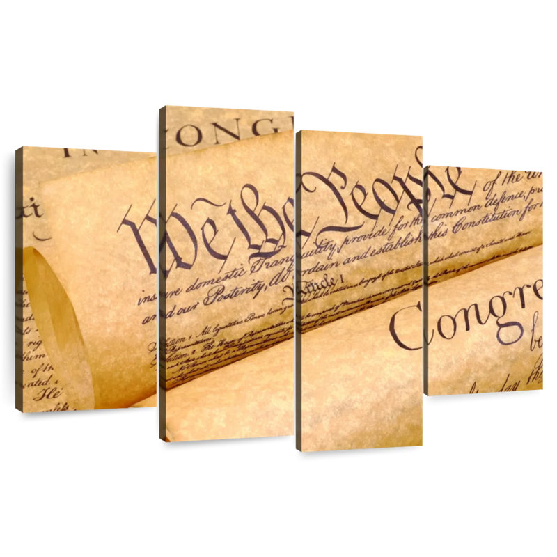 Keiri Declaration Of Independence Documents, 54" H x 84" W