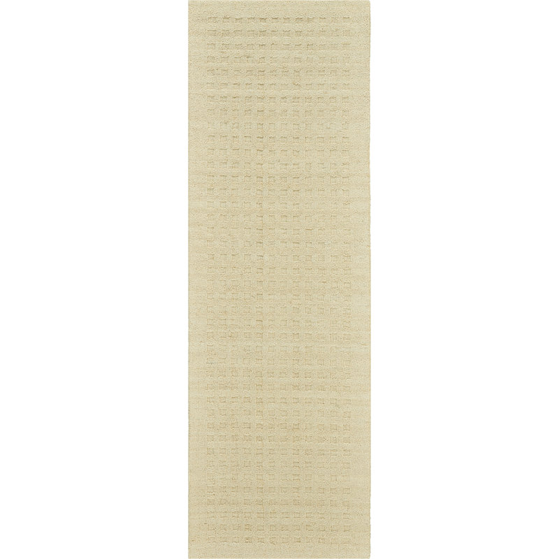 Tapis ivoire Momoe, Tapis de couloir 2 pi 3 po x 8 pi