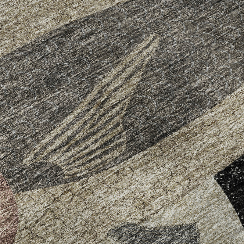 Tapis de qualité supérieure lavable à la machine Mayfield AMF2447, Noir, 9 pi x 12 pi