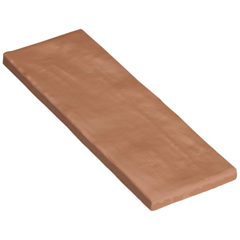 Montauk 2x8 Mixed Finish Ceramic Tile, Terracotta