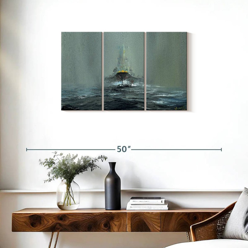 Mait Battleship Yamato 1945, 20" H x 33" W