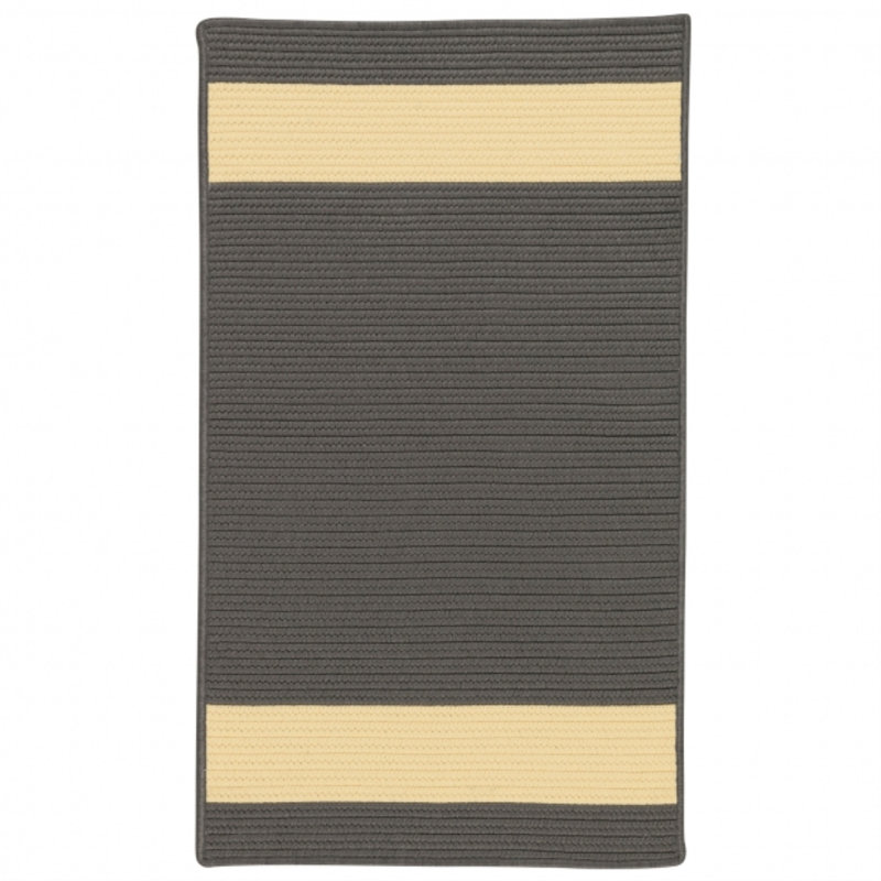 Tapis intérieur / extérieur Sumrall - gris / jaune, Rectangle 12 pi x 15 pi