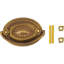 Hepplewhite Antique Brass Drawer Bail Pull ( Centers: 2-1/2")-124446540
