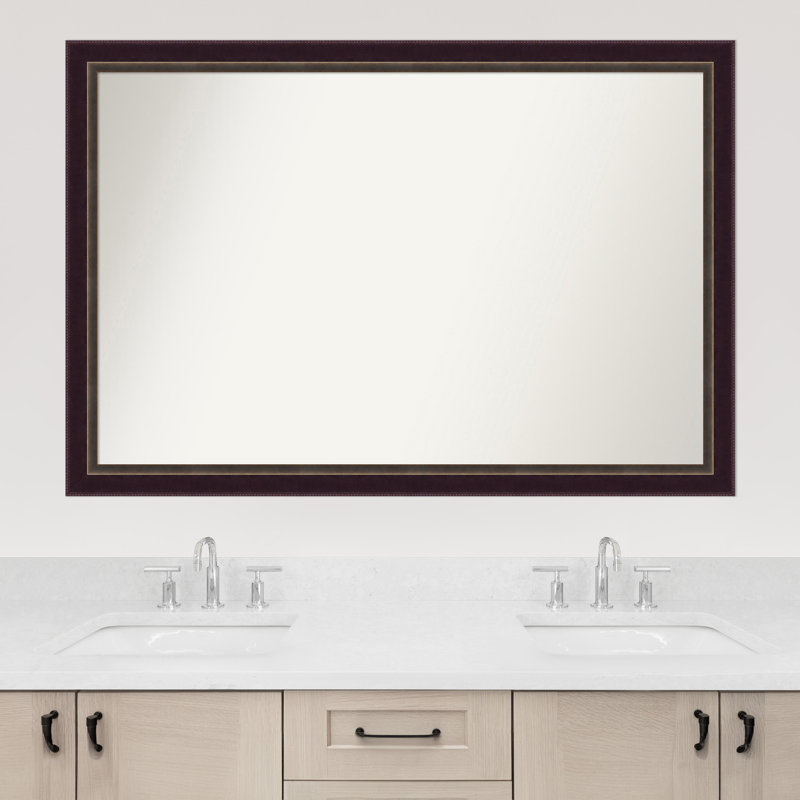 Roree Solid Wood Frame Mirror, 34.25" x 50.25"