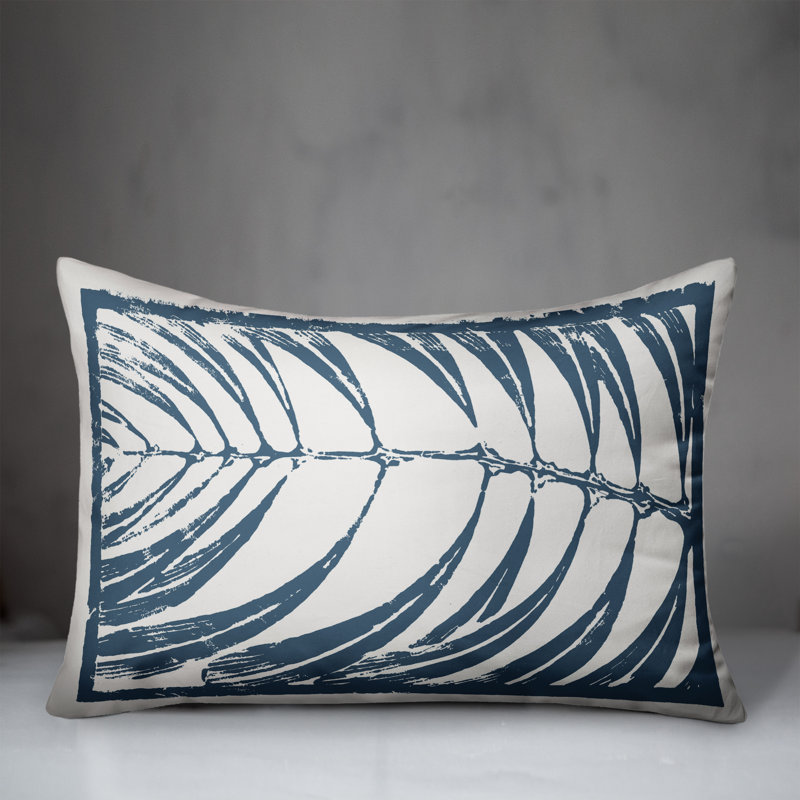  Leaf Imprint II Rectangular Pillow Cover & Insert