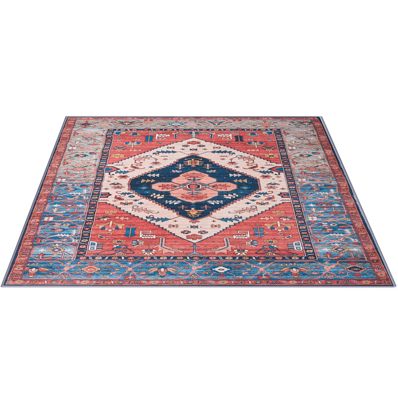 Tapis de chaise rectangulaire antidérapant