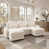 Beige White Teddy
