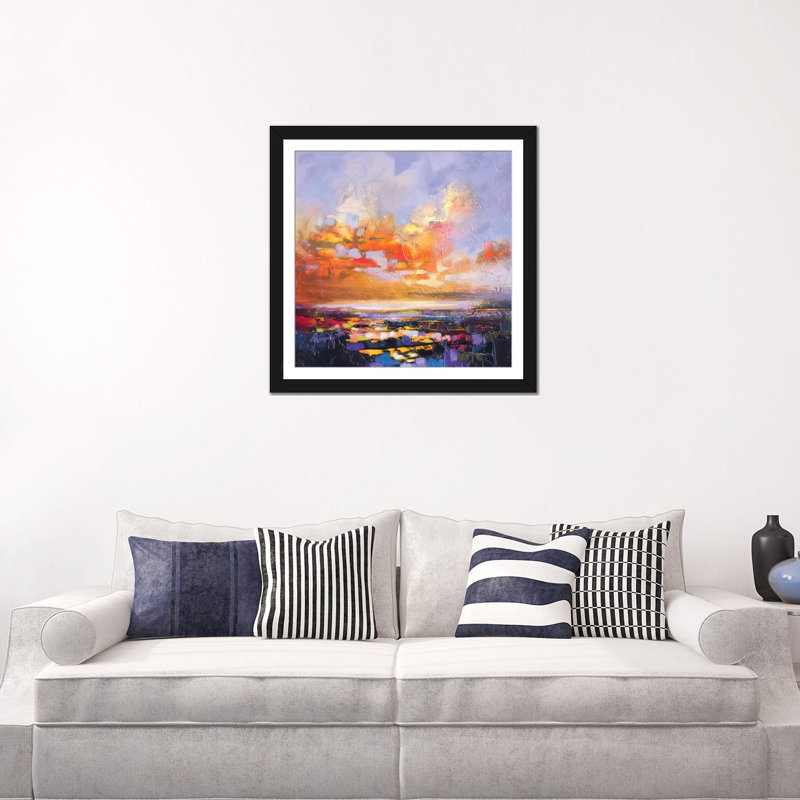 «Particle Loch Study IV», reproduction sur toile, Papier beaux-arts encadré noir, Blanc, H 16 po x l 16 po x P 1 po