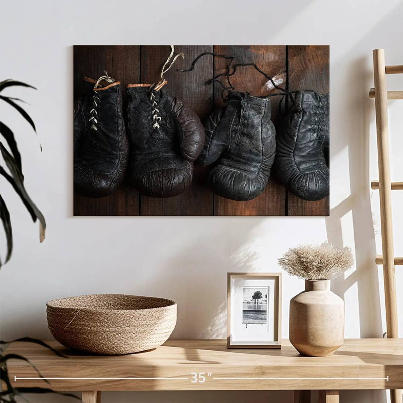 Sireci Dark Boxing Gloves, 16" H x 24" W