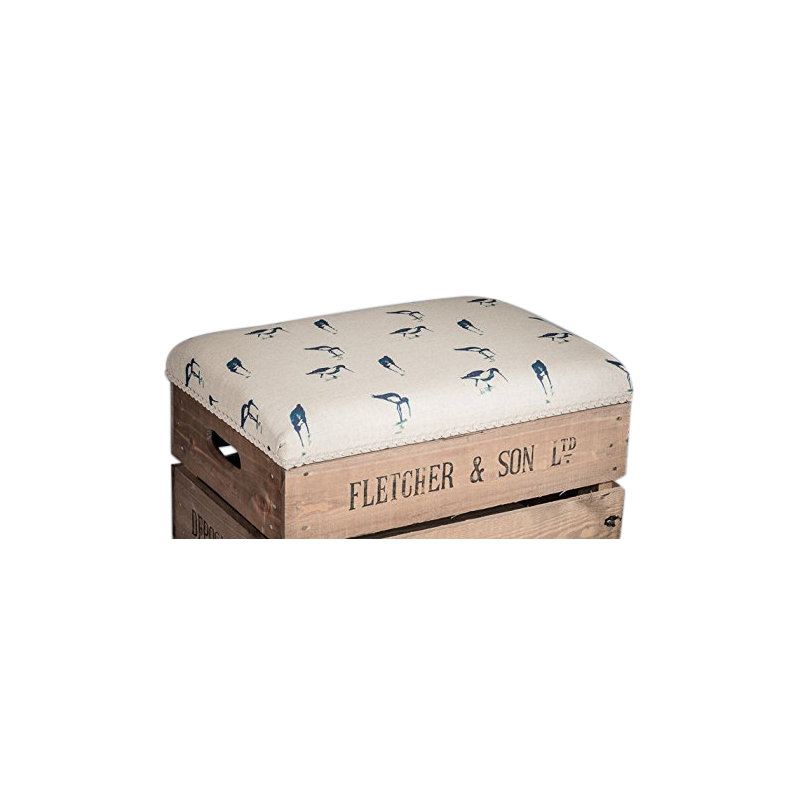 Medina Solid Wood Accent Stool