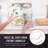 Large Plastic Trash Can - 2 Pack With Built-In Handle